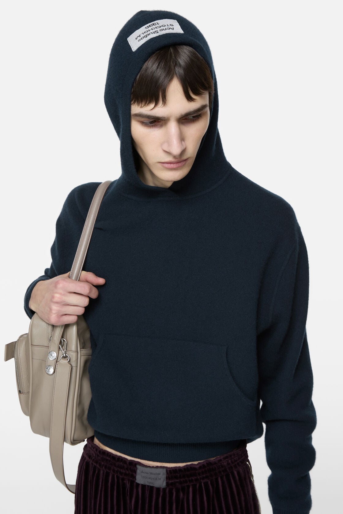 Cashmere hoodie - Ink blue