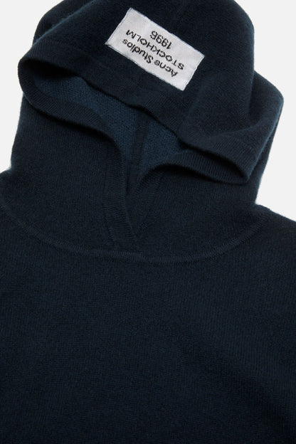 Cashmere hoodie - Ink blue