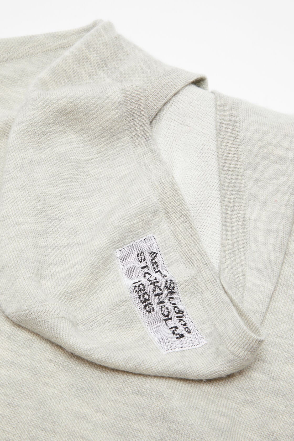 Cashmere hoodie - Light Grey Melange