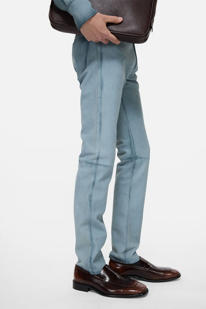 Suede trousers - 1979 - Light blue