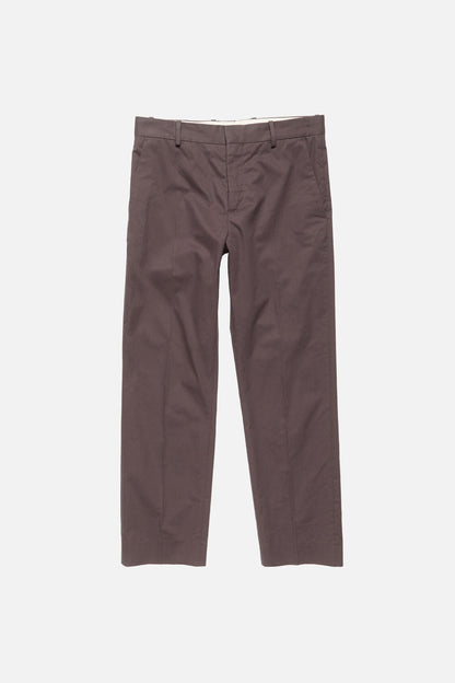 Tailored cotton trousers - Faded purple