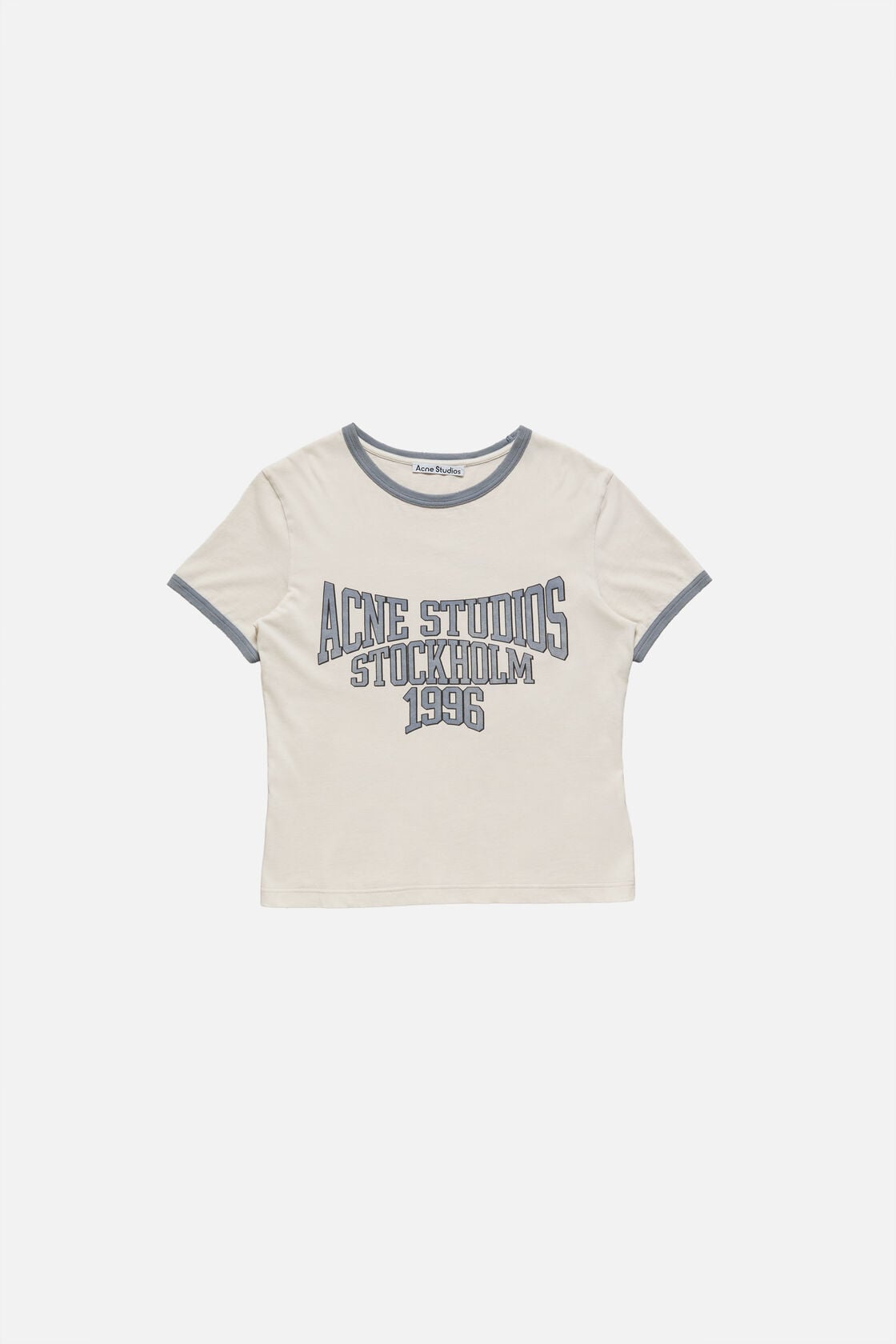 Graphic t-shirt - Off white/grey blue