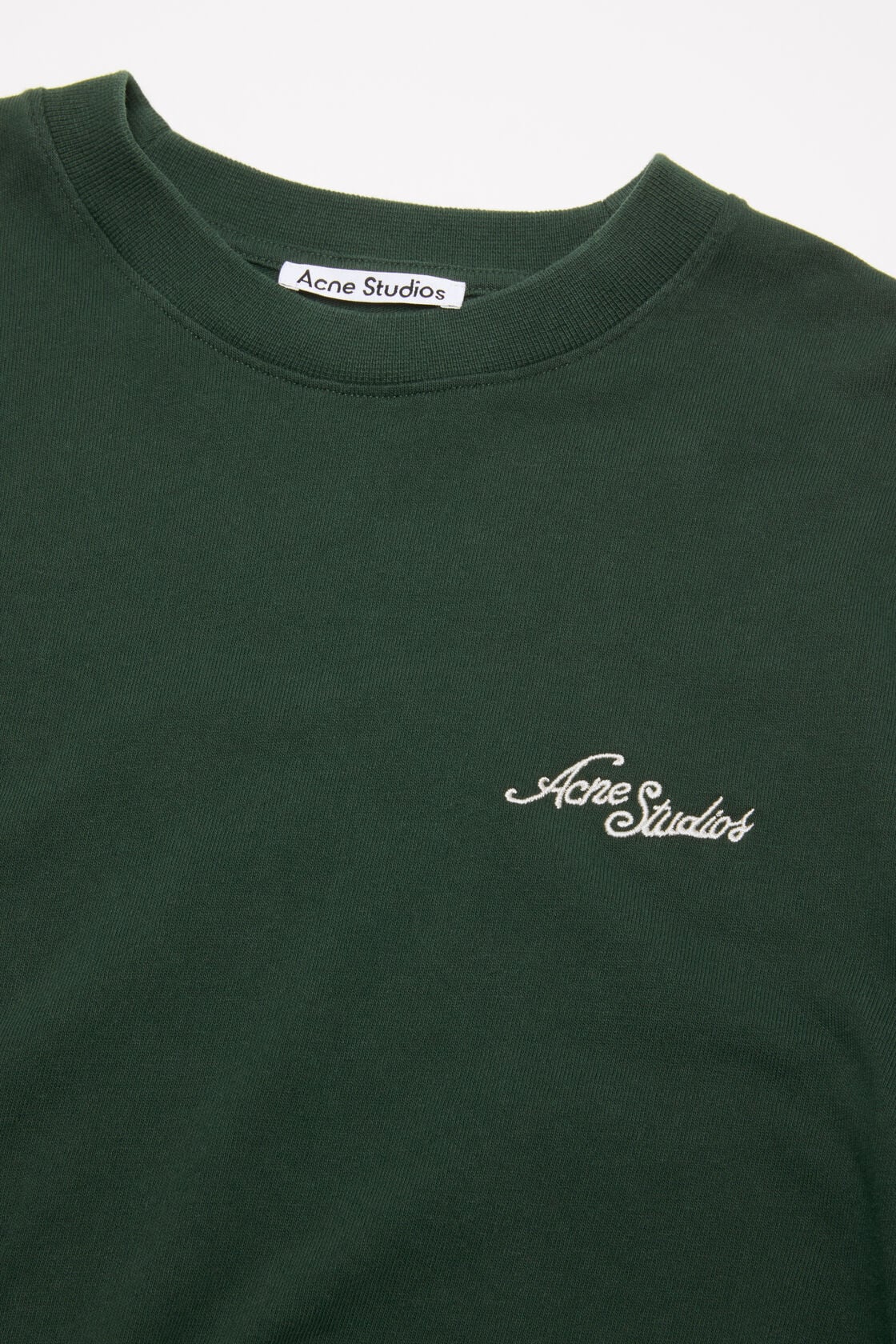 Jersey t-shirt with logo - Dark green