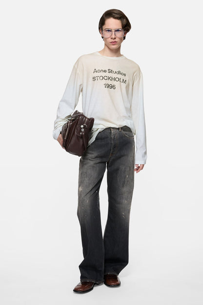 Sprayed 1996 logo t-shirt - Dusty white
