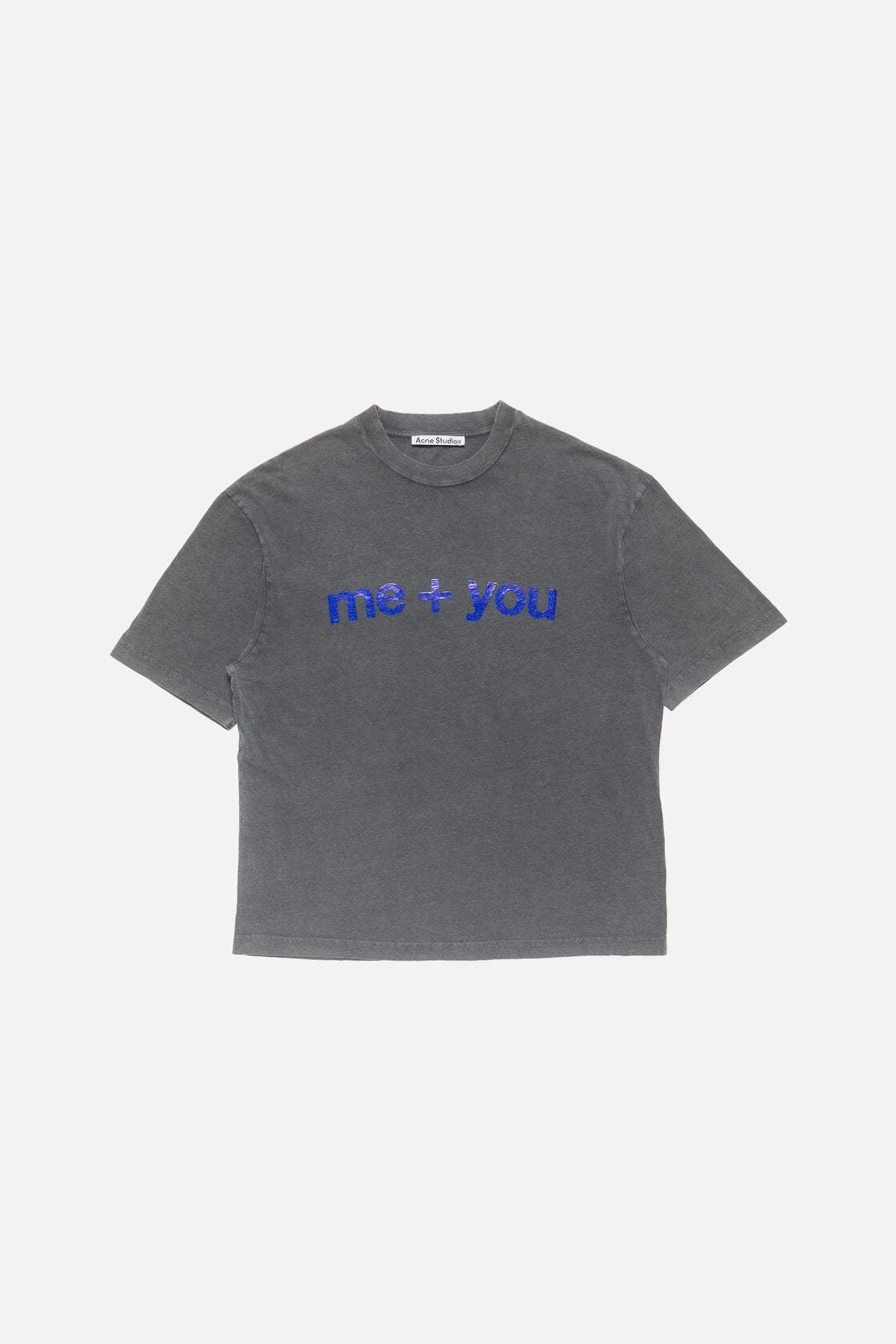 Glitter graphic t-shirt - Faded black