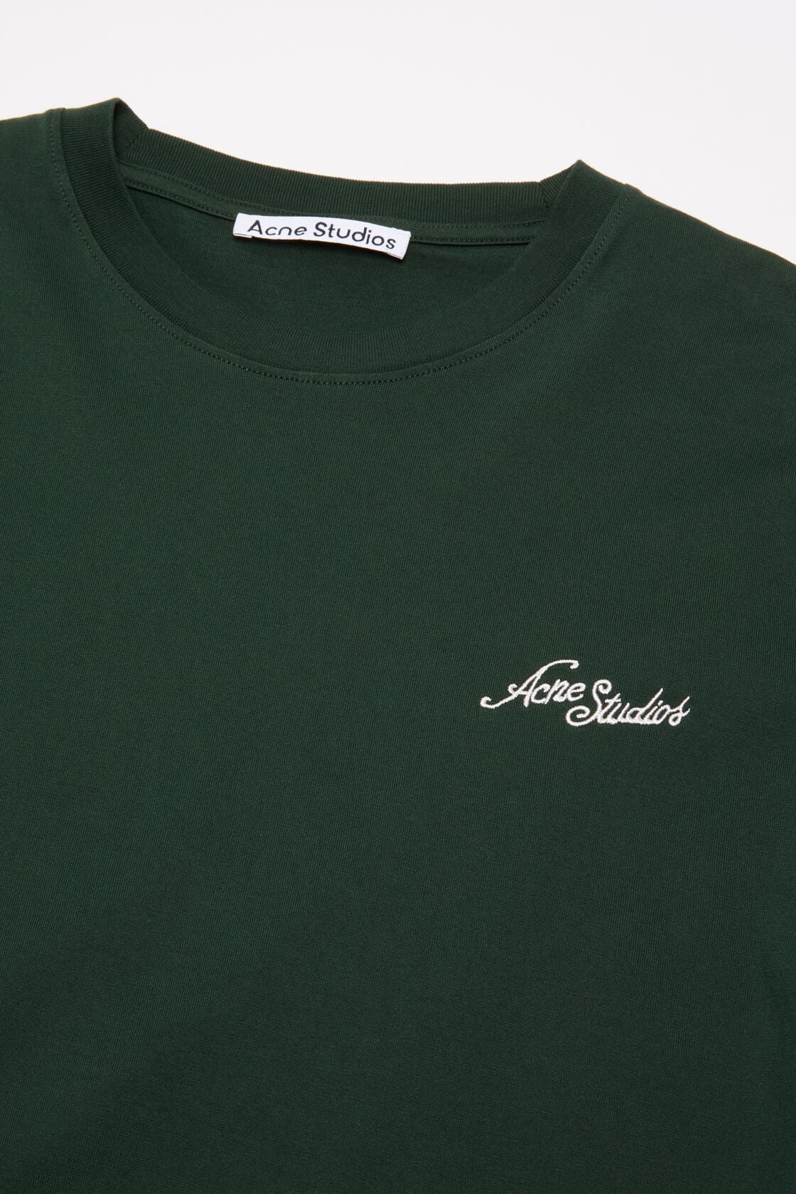 Jersey t-shirt with logo - Dark green