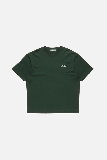 Jersey t-shirt with logo - Dark green