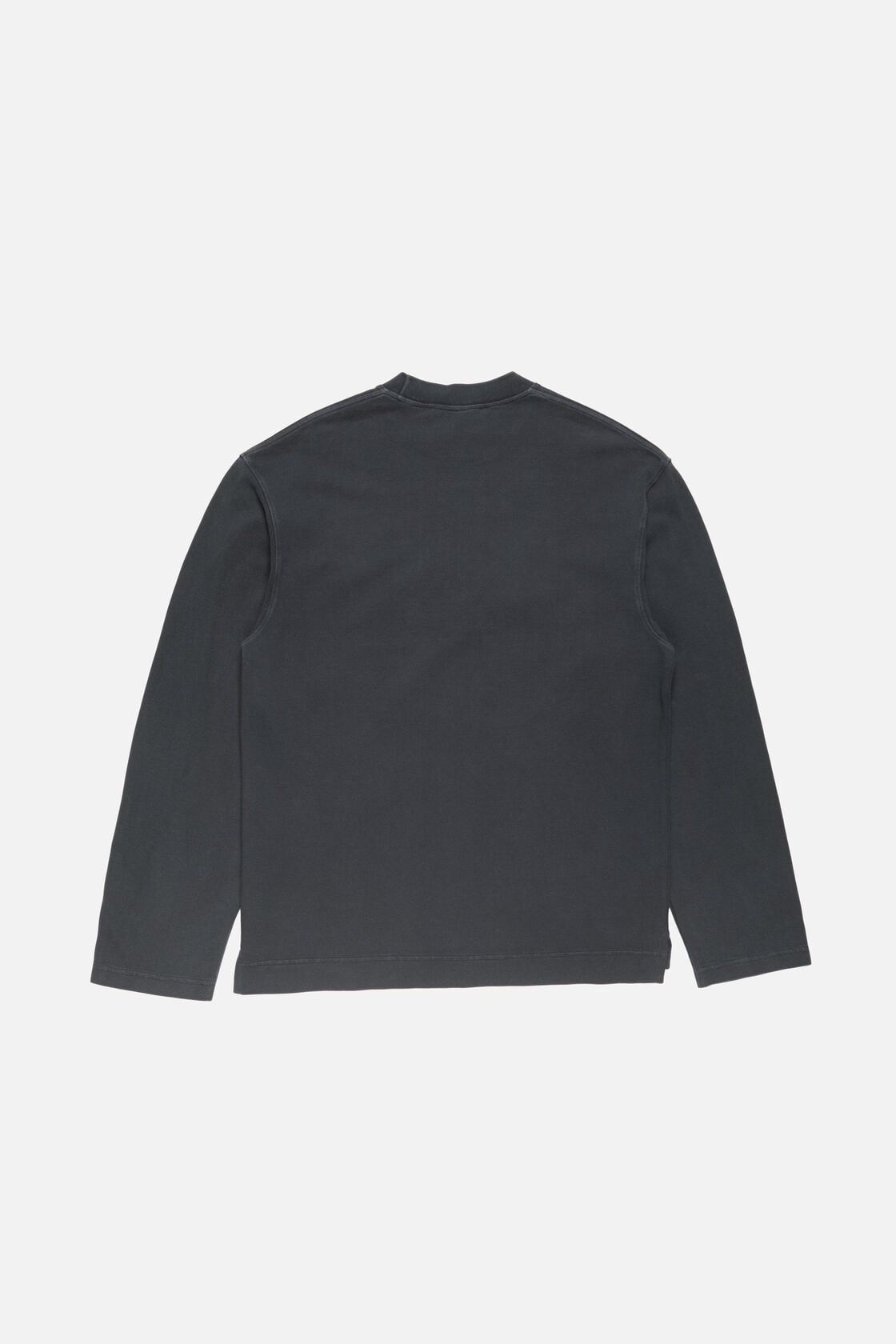 Embroidered logo t-shirt - Faded black