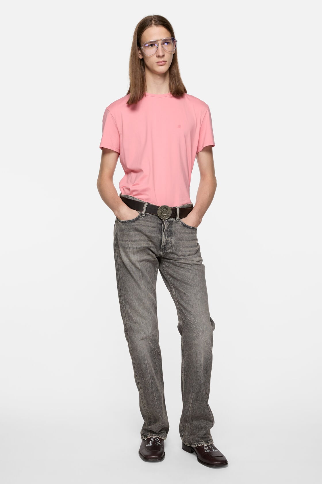 T-shirt - regular fit - Tango pink