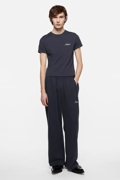 Jersey t-shirt with logo - Dark navy