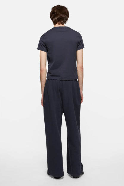 Jersey t-shirt with logo - Dark navy