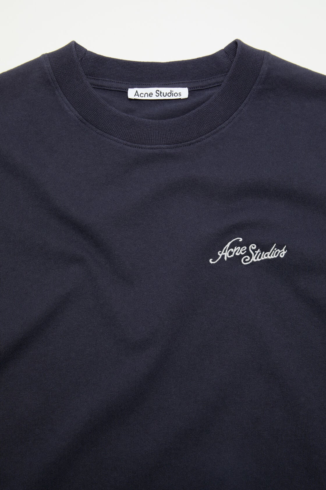 Jersey t-shirt with logo - Dark navy
