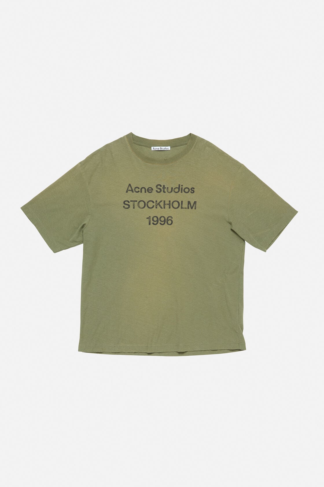 Sprayed logo t-shirt - Olive green