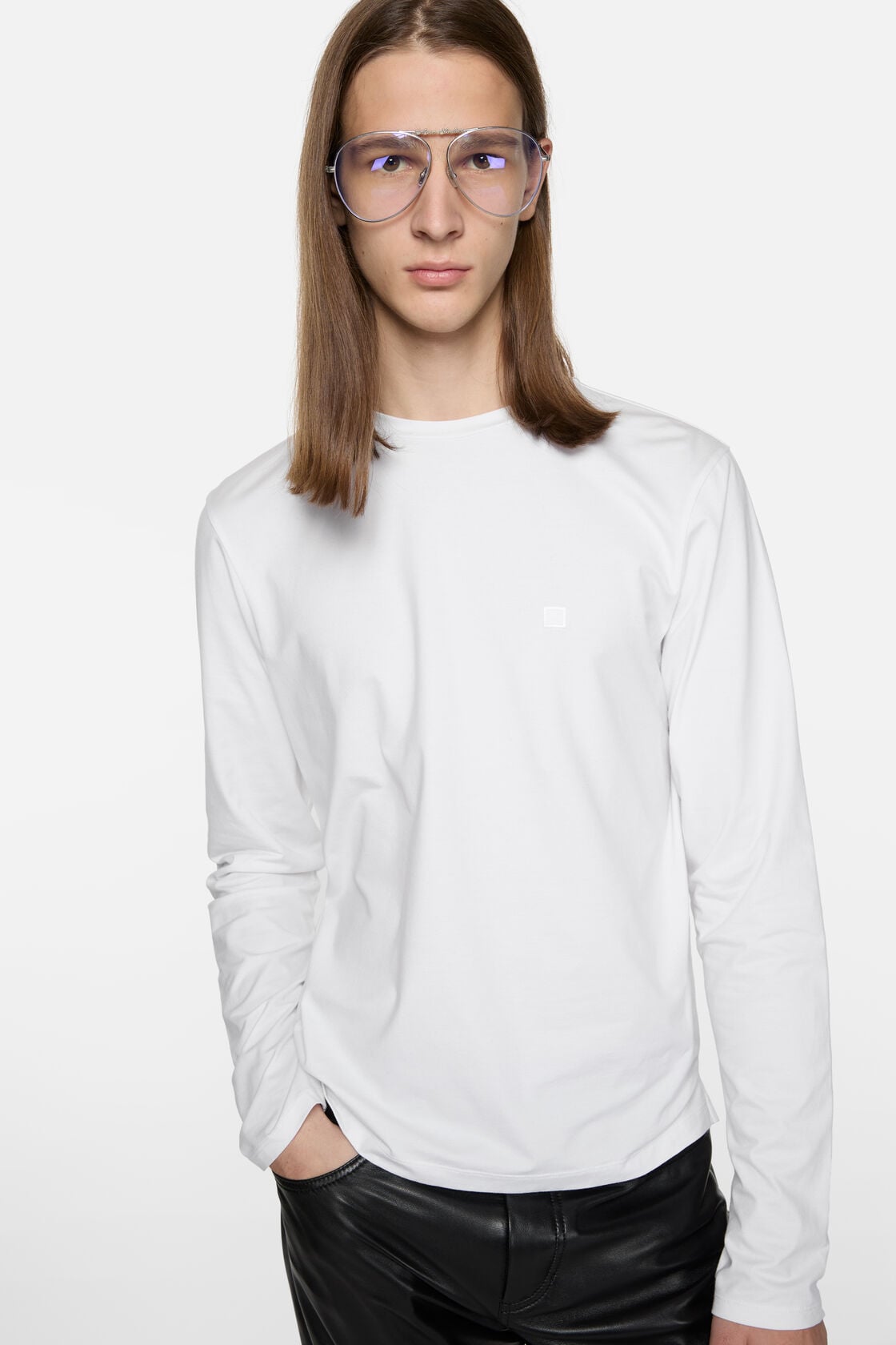 Face logo t-shirt - Optic White