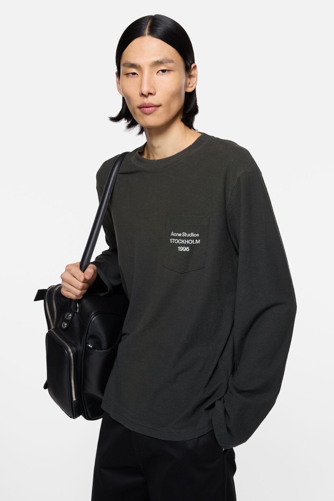 Logo t-shirt - Faded black