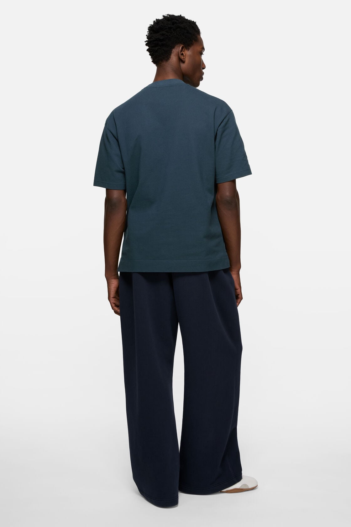 Embroidered logo t-shirt - Deep blue