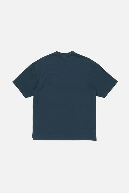 Embroidered logo t-shirt - Deep blue