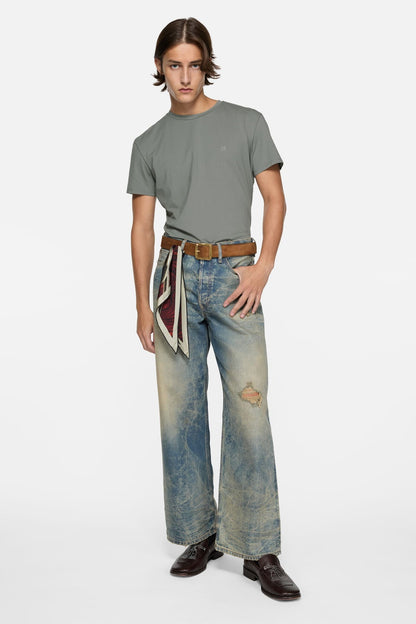 T-shirt - regular fit - Stone grey