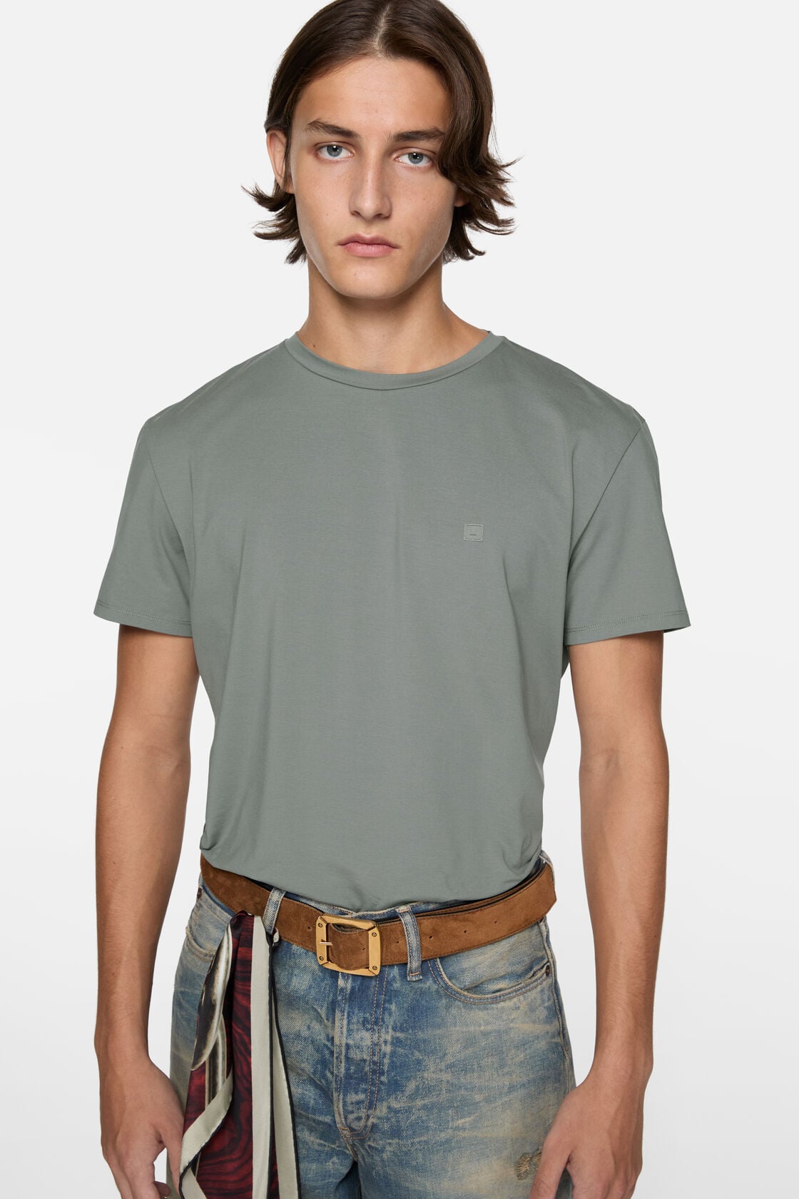 T-shirt - regular fit - Stone grey