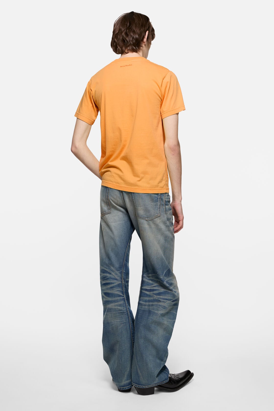 Sprayed graphic t-shirt - Saffron Yellow
