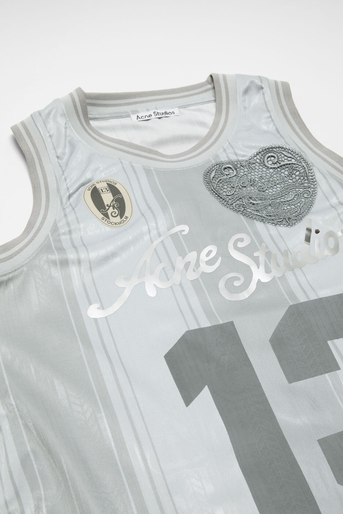 Sports jersey tank top - Grey