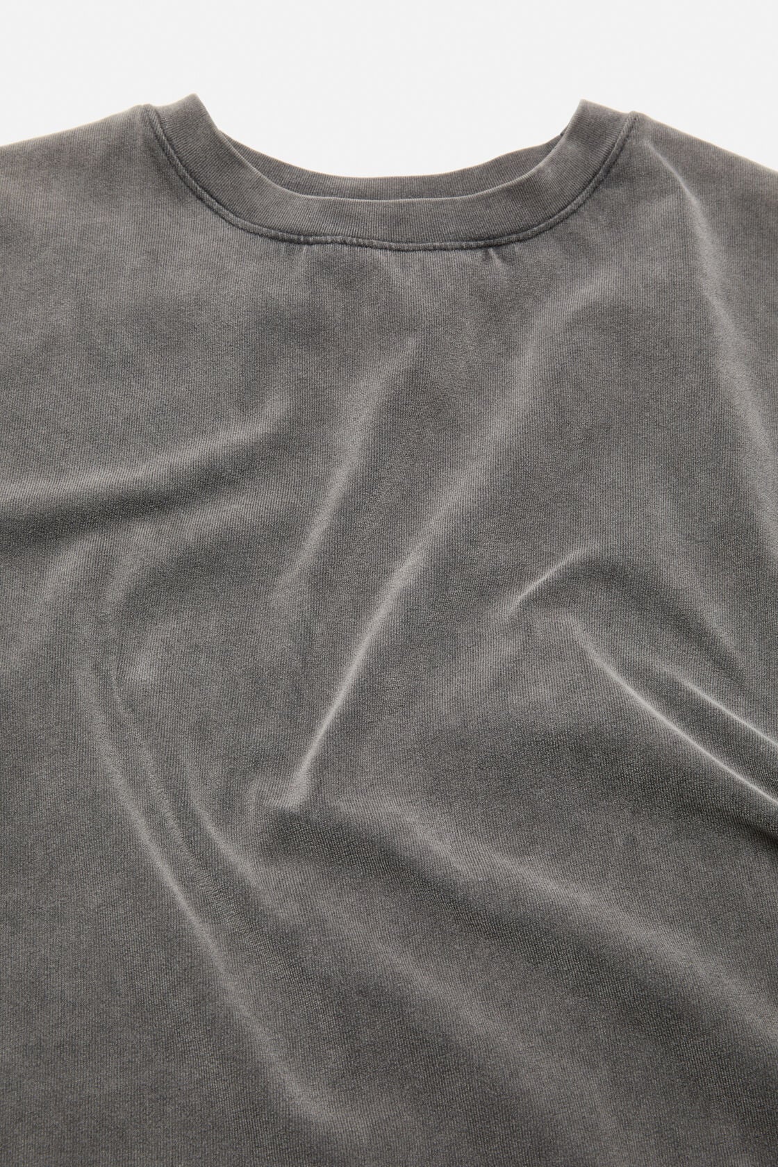 Rubber logo t-shirt - Faded black