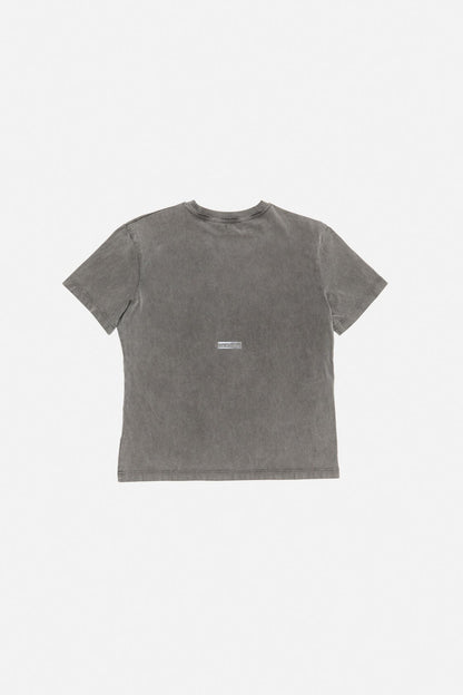 Rubber logo t-shirt - Faded black