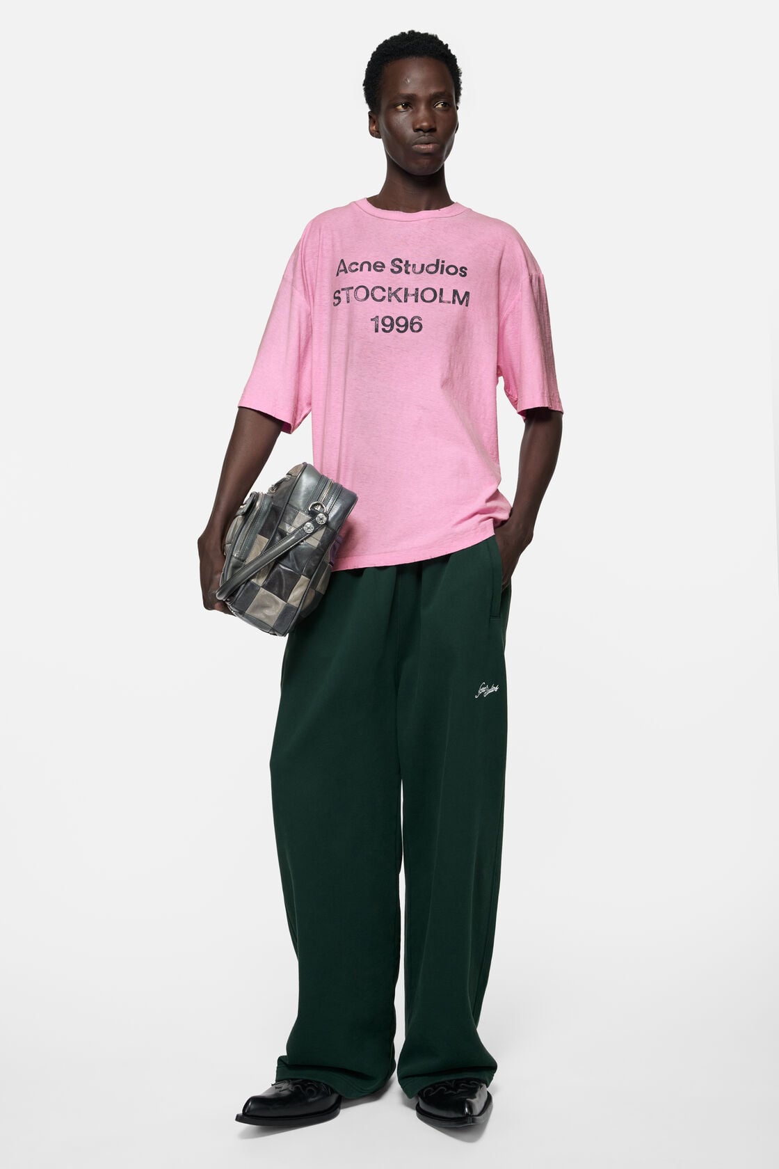 Sprayed logo t-shirt - Cotton candy pink