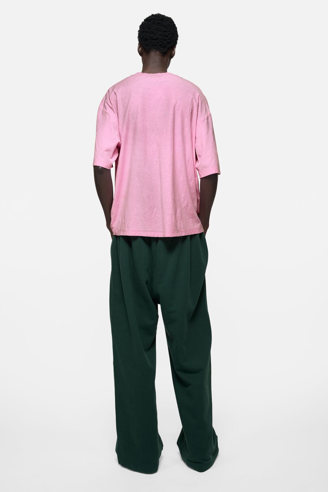 Sprayed logo t-shirt - Cotton candy pink