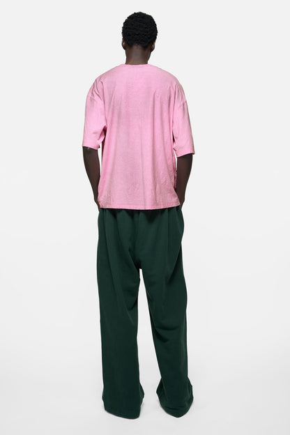 Sprayed logo t-shirt - Cotton candy pink