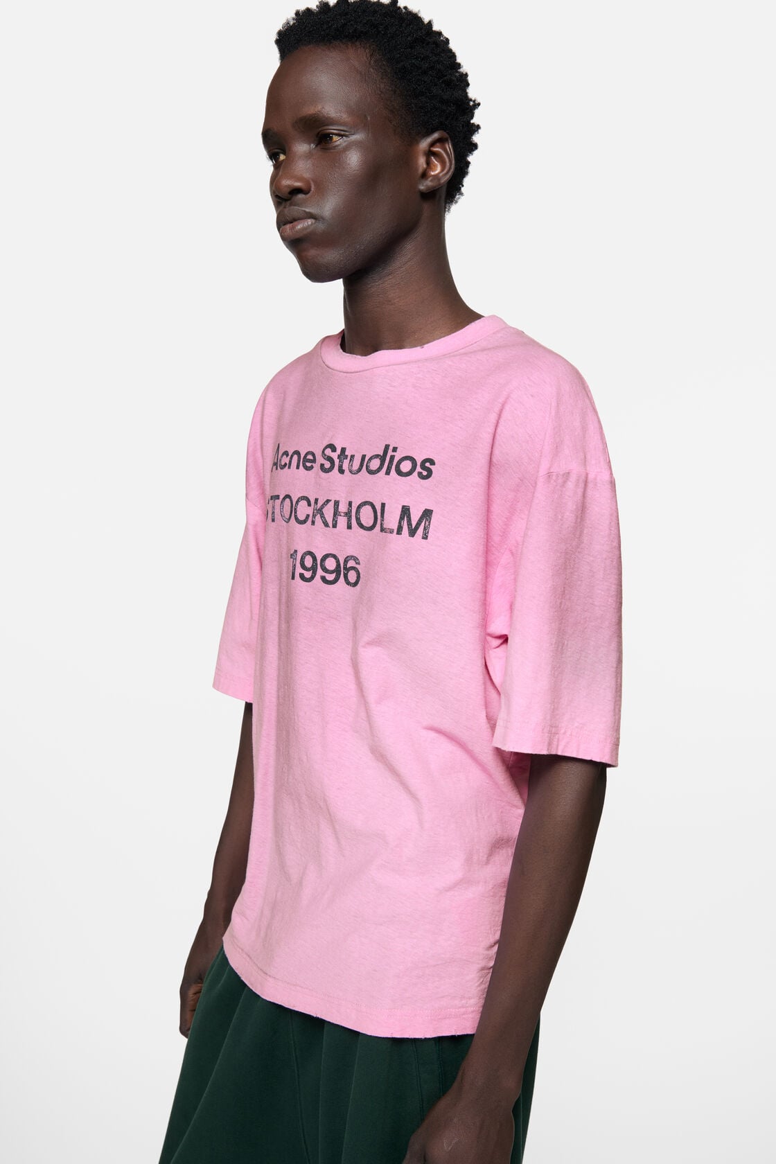Sprayed logo t-shirt - Cotton candy pink
