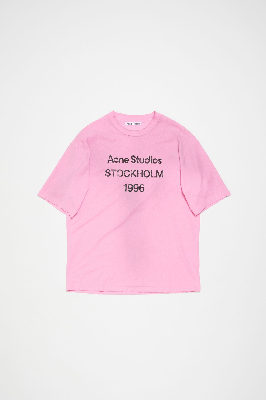 Sprayed logo t-shirt - Cotton candy pink