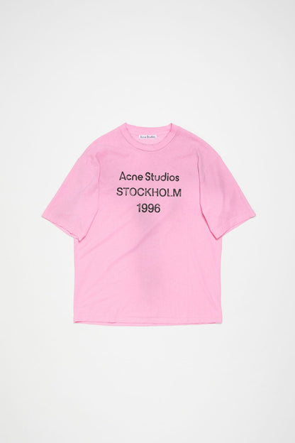 Sprayed logo t-shirt - Cotton candy pink