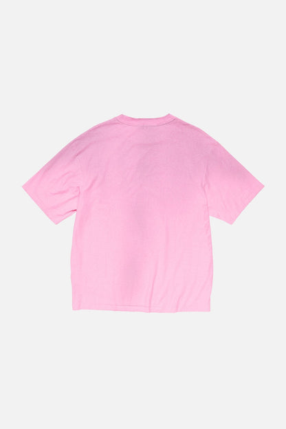 Sprayed logo t-shirt - Cotton candy pink
