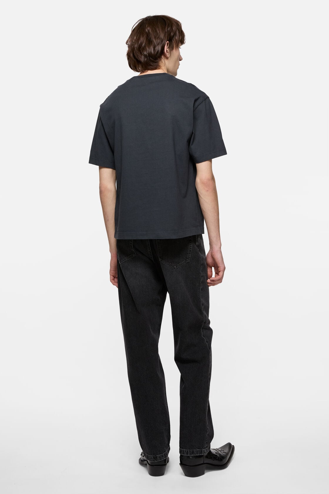 T-shirt stamp logo - Relaxed fit - Black