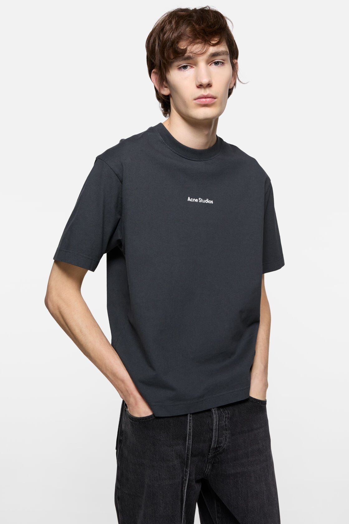 T-shirt stamp logo - Relaxed fit - Black