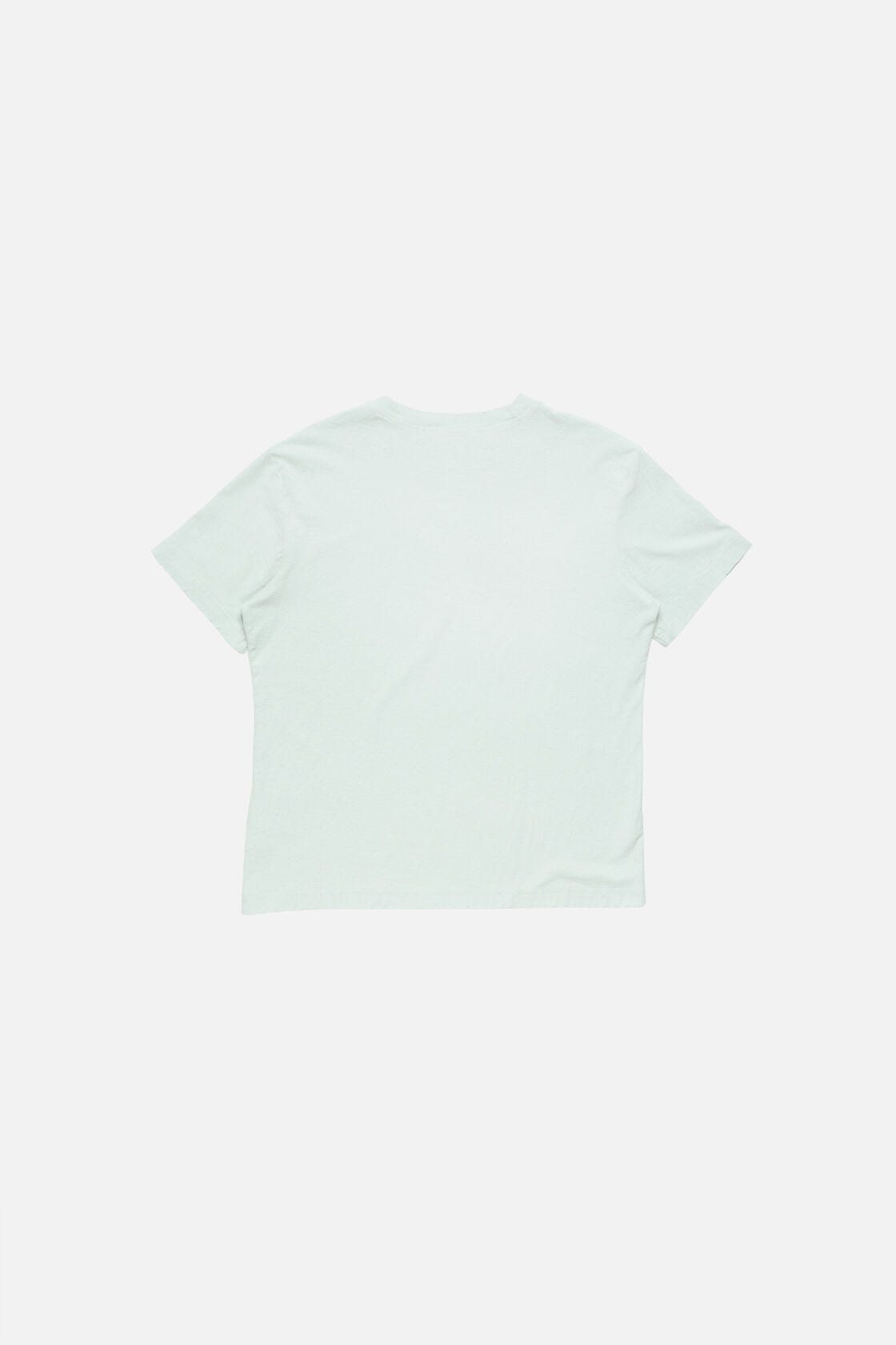Distressed logo t-shirt - Pale mint
