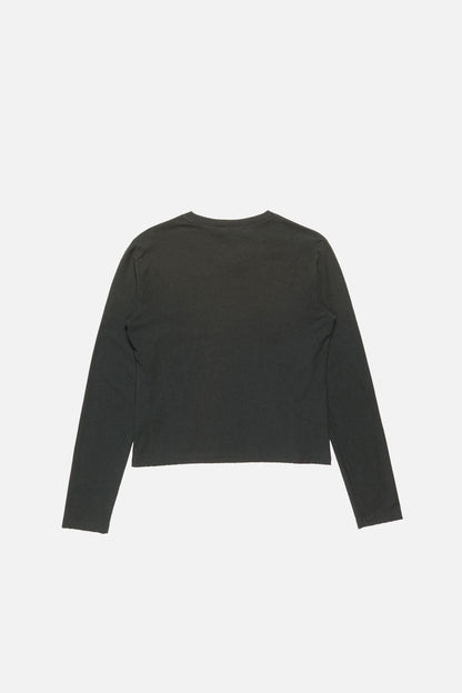 Distressed logo t-shirt - Faded black