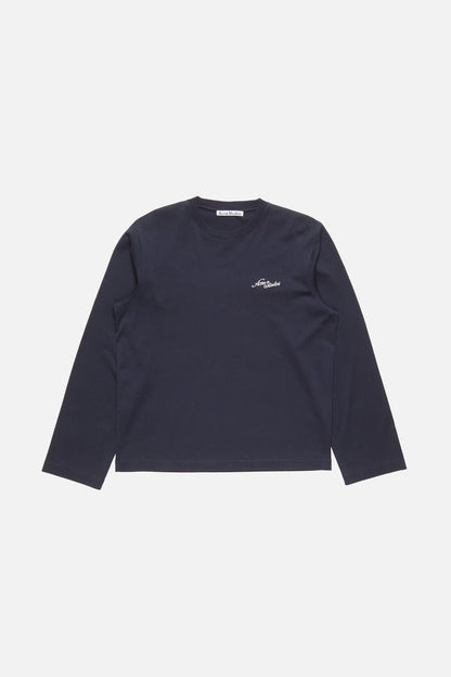 Jersey t-shirt with logo - Dark navy