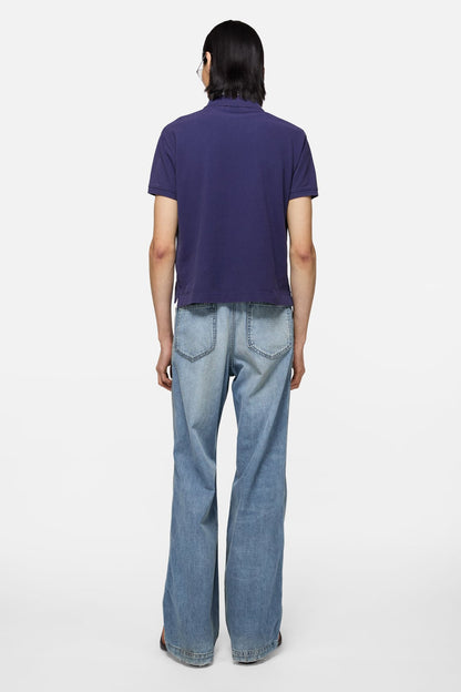 Polo t-shirt with logo - Navy