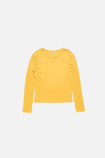Sprayed logo t-shirt - Mustard yellow