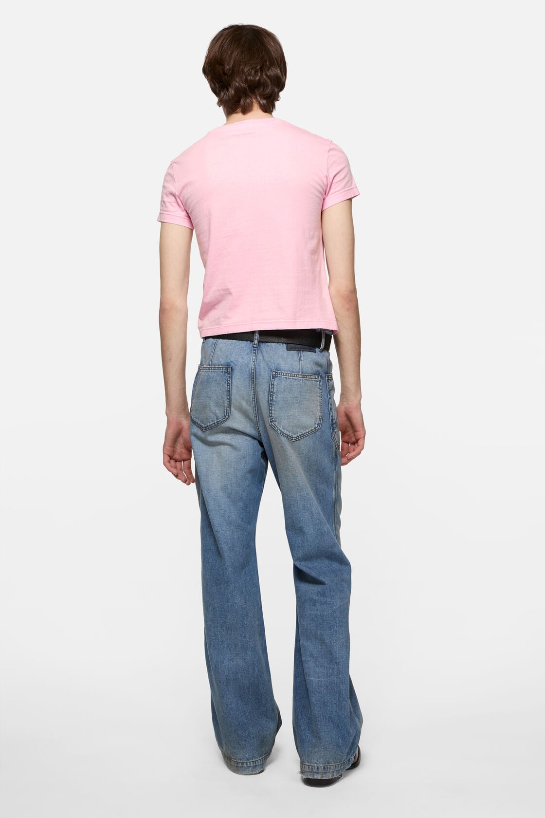 Fitted graphic  t-shirt - Pale Pink