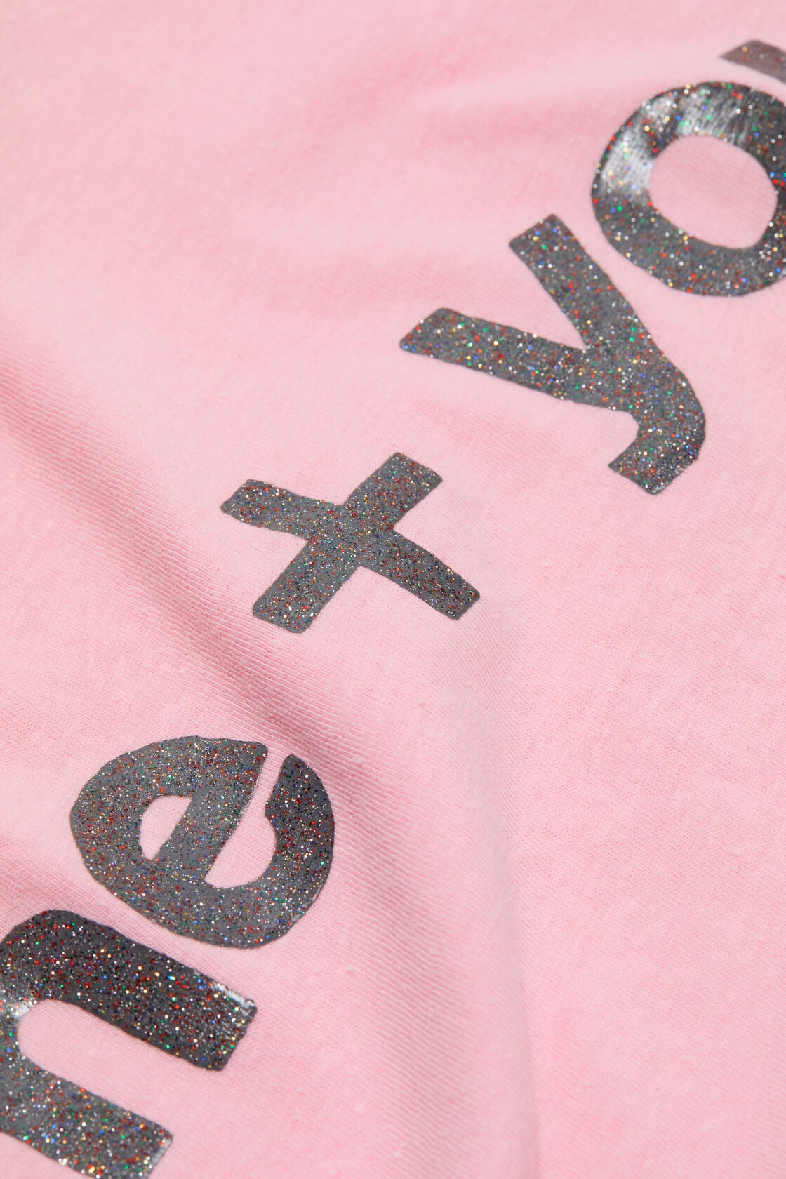 Fitted graphic  t-shirt - Pale Pink