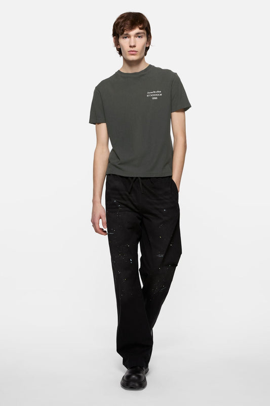 Sprayed logo t-shirt - Faded black