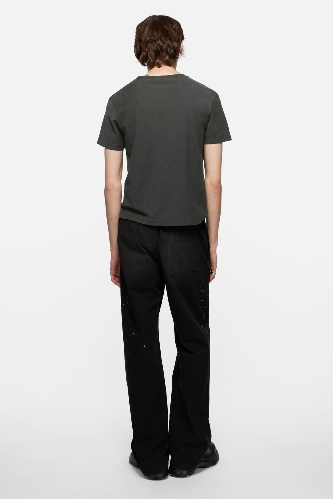 Sprayed logo t-shirt - Faded black