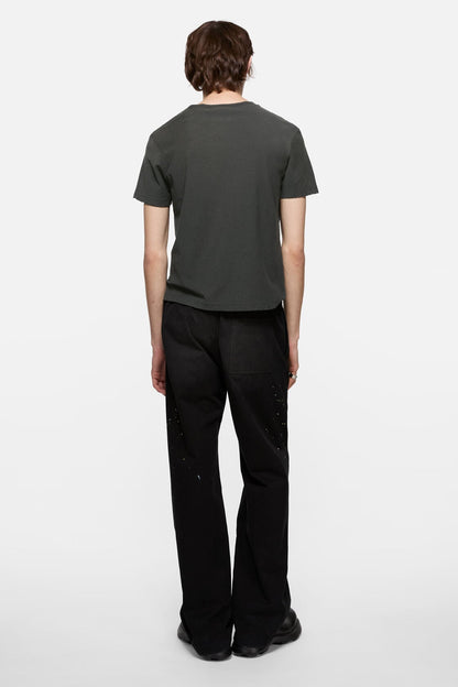 Sprayed logo t-shirt - Faded black