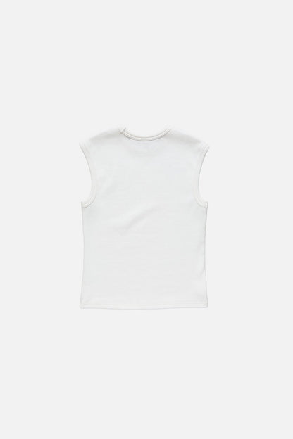 Logo muscle t-shirt - White