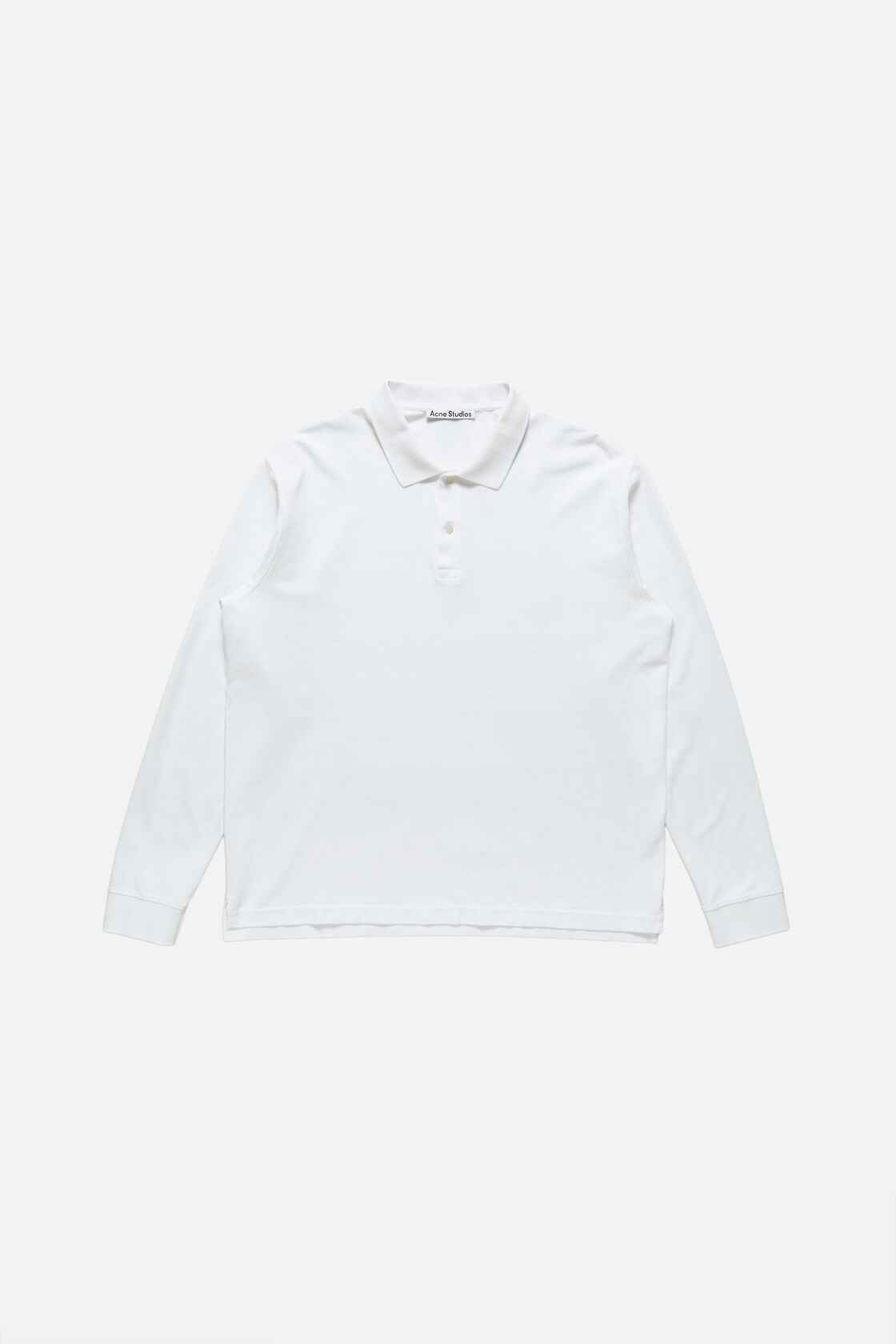 Polo shirt with white 1996 logo - White