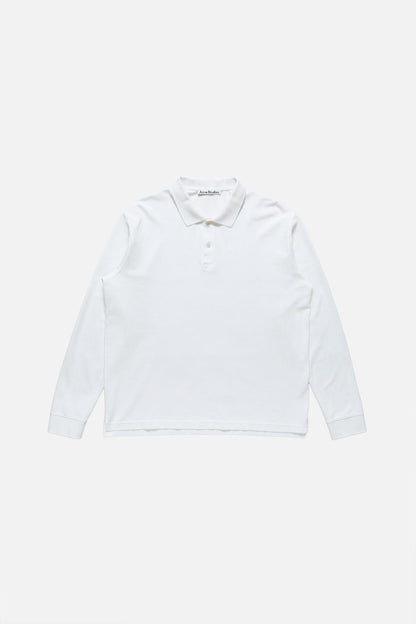 Polo shirt with white 1996 logo - White