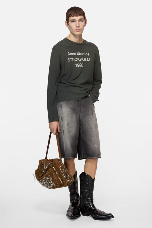 Sprayed 1996 logo t-shirt - Faded black